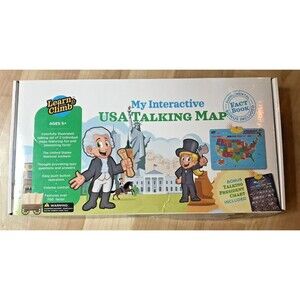 Learn & Climb -My Interactive USA Talking Map Plus Bonus Talking President Chart